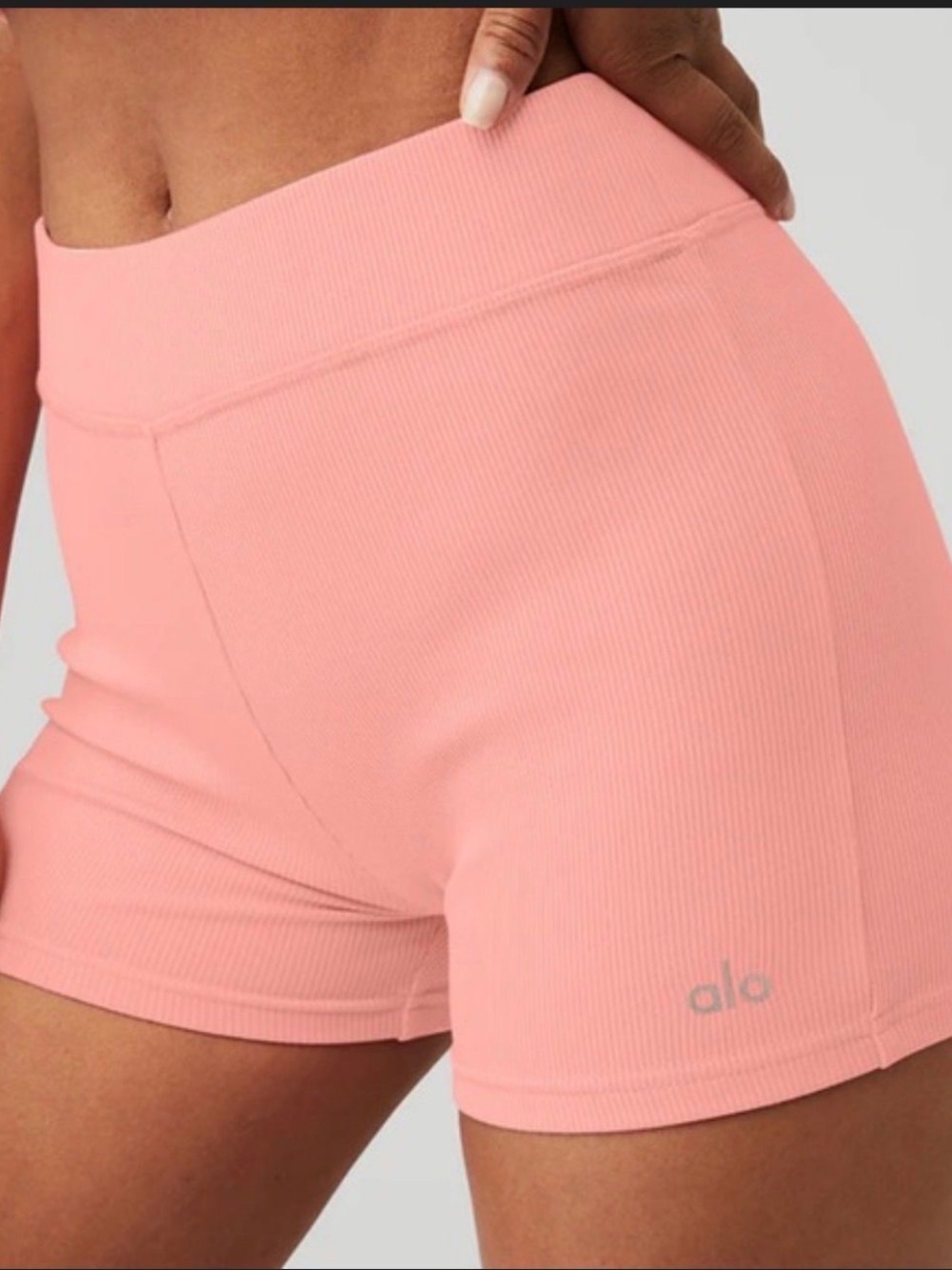 Alo Ribbed Shorts Size small